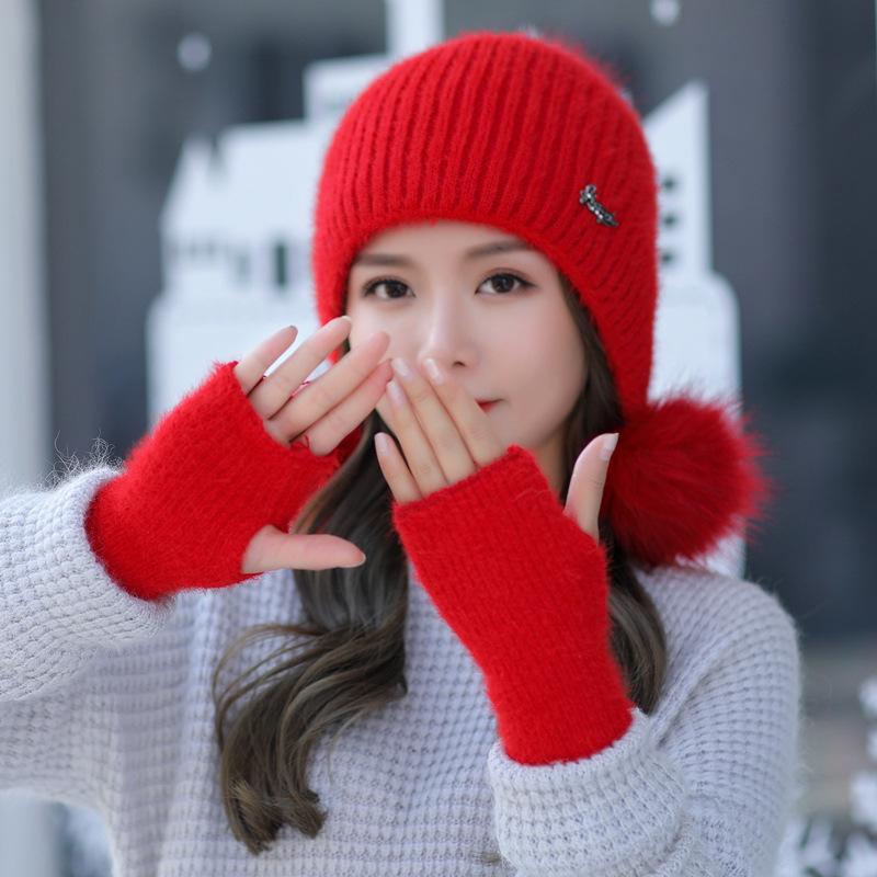 2Pieces Set Hat Warm Gloves Fashion New Warm Cute Adult Girl Wool Women Hat Autumn Winter Lovely Knitted Hats for Drop Shipping, White
2Pieces Set Hat Warm Gloves Fashion New Warm Cute Adult Girl Wool Women Hat Autumn Winter Lovely Knitted Hats for Drop Shipping, White