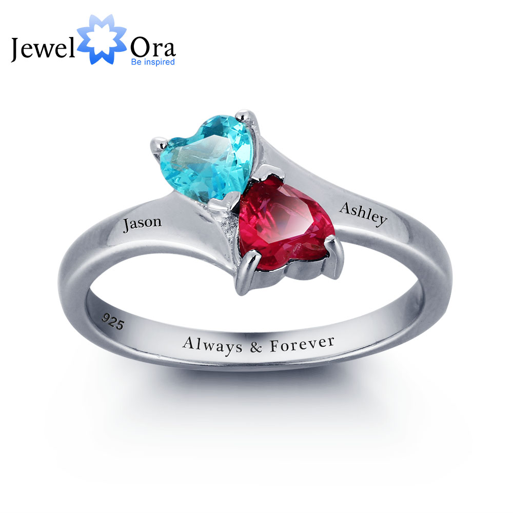 yizhan Personalized Infinite Love Promise Ring Double Heart Stones 925 Sterling Silver Jewelry Free Gift Box(Silveren SI1789
yizhan Personalized Infinite Love Promise Ring Double Heart Stones 925 Sterling Silver Jewelry Free Gift Box(Silveren SI1789
