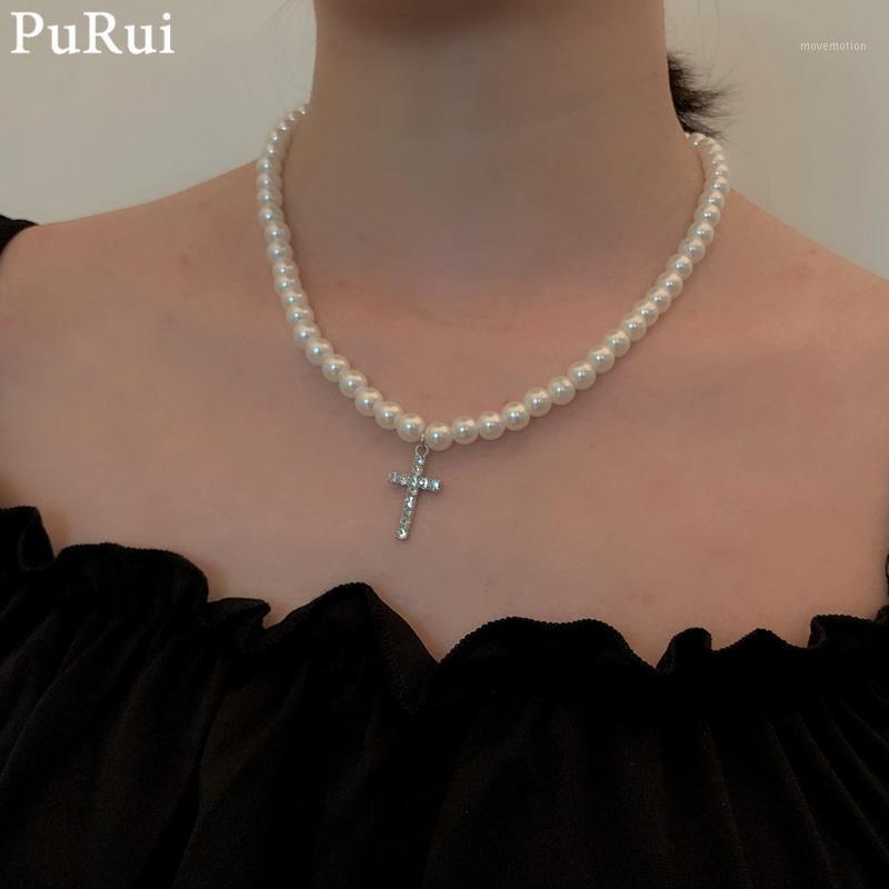 Imitation Pearl Chain Choker Necklace Vintage Crystal Cross Pedant Necklace for Women Fashion Korean Jewelry Wedding Charm1
Imitation Pearl Chain Choker Necklace Vintage Crystal Cross Pedant Necklace for Women Fashion Korean Jewelry Wedding Charm1
