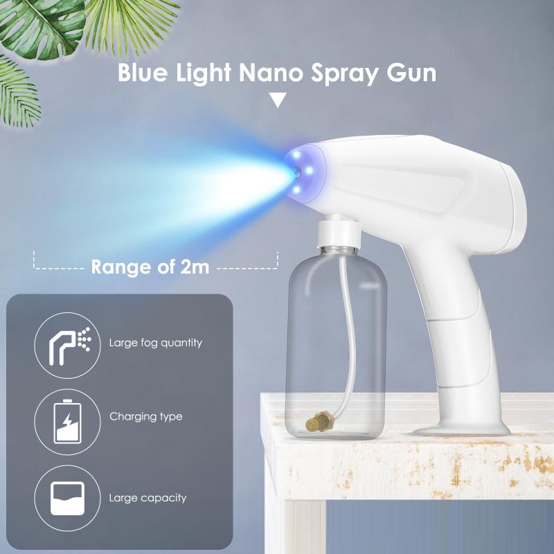 Rechargeable Electric Wireless Nano Cold Fogger Machine ULV Sprayer Portable Handheld Disinfection Cleaning Spray Gun For Home
Rechargeable Electric Wireless Nano Cold Fogger Machine ULV Sprayer Portable Handheld Disinfection Cleaning Spray Gun For Home