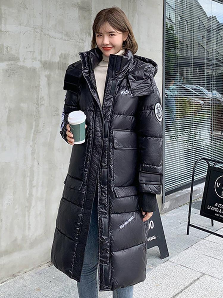 The New Women' Parkas Winter 2020 Korean Thick Down Cotton Warm Coats Long for Female Bubble Puffer Elegant, Black
The New Women' Parkas Winter 2020 Korean Thick Down Cotton Warm Coats Long for Female Bubble Puffer Elegant, Black
