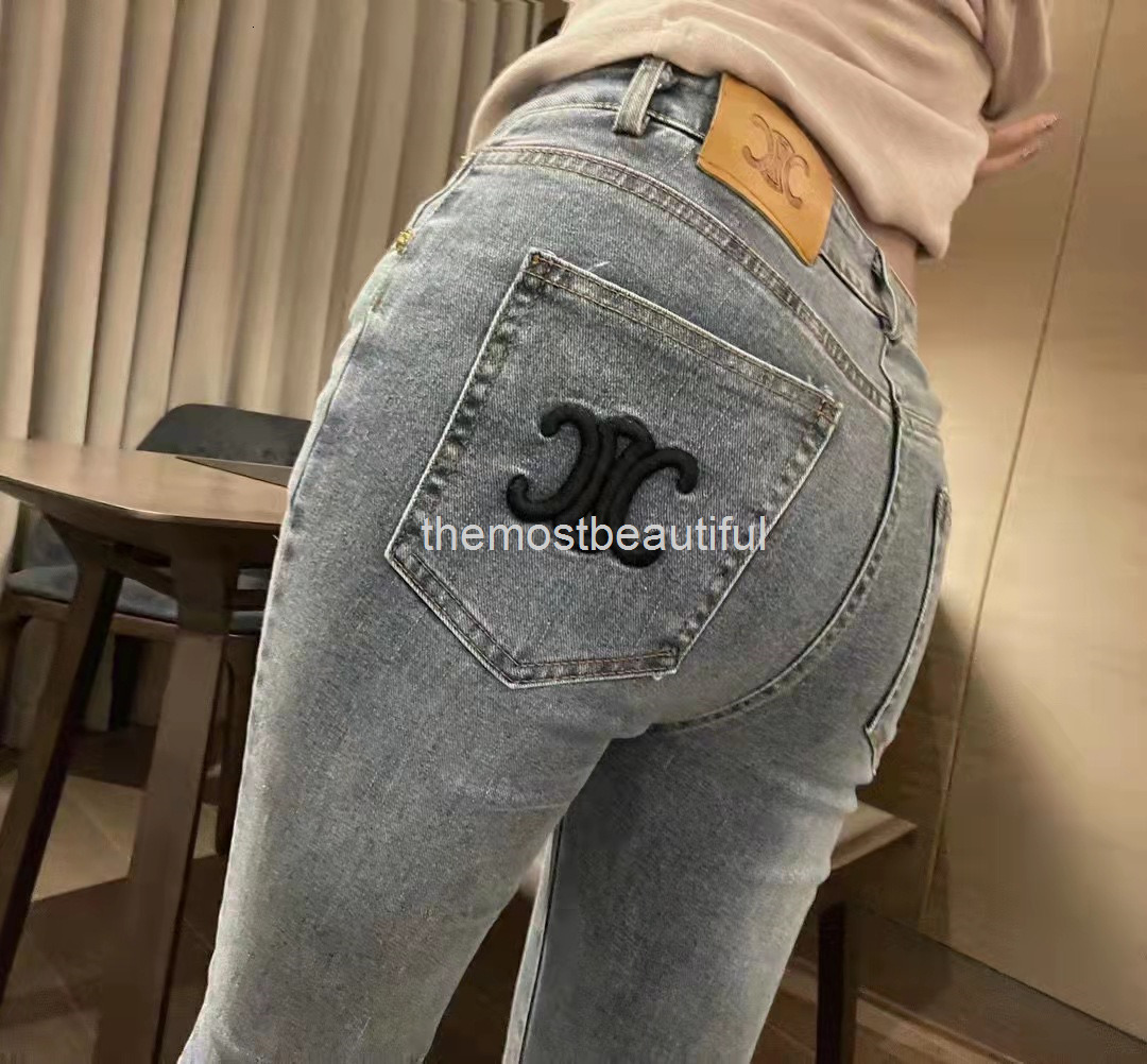 Women's Jeans spring and summer CE home embroidery washed old high waist nine point Leggings slim fit versatile jeans women's fashion, Light blue
Women's Jeans spring and summer CE home embroidery washed old high waist nine point Leggings slim fit versatile jeans women's fashion, Light blue
