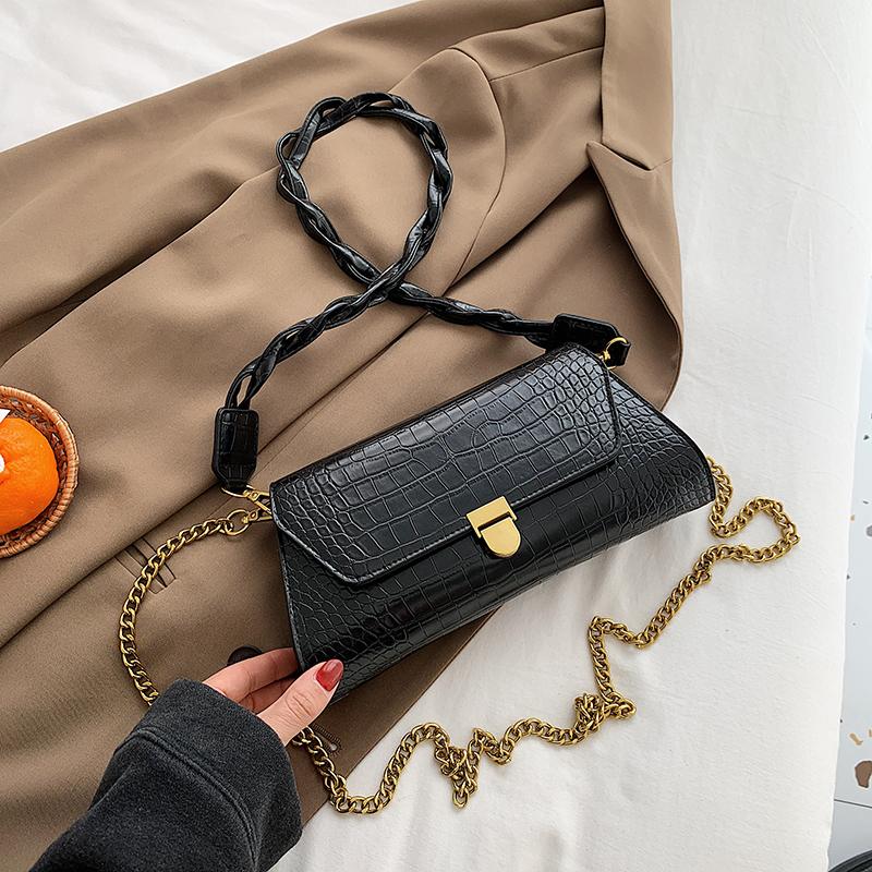 Stone pattern female bag casual shoulder bag lady fashion messenger texture female chain mobile phone wallet, Black
Stone pattern female bag casual shoulder bag lady fashion messenger texture female chain mobile phone wallet, Black