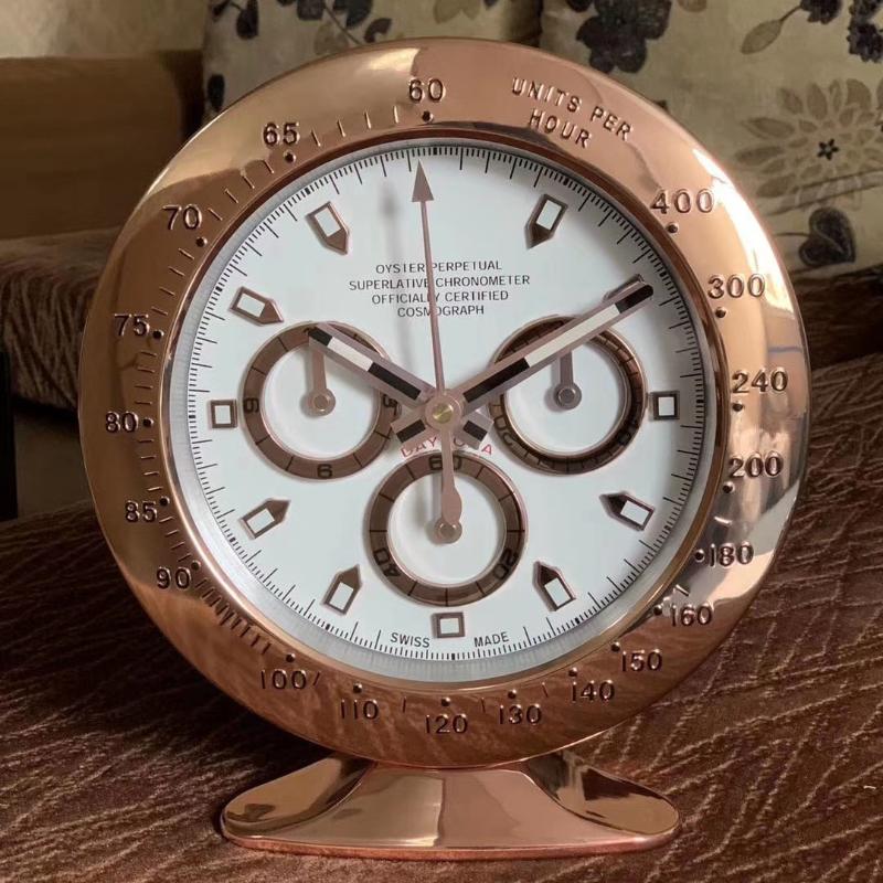 Gold Color Metal Watch Shape Table Wall Clock with Glowing Features Silent Mechanism
Gold Color Metal Watch Shape Table Wall Clock with Glowing Features Silent Mechanism
