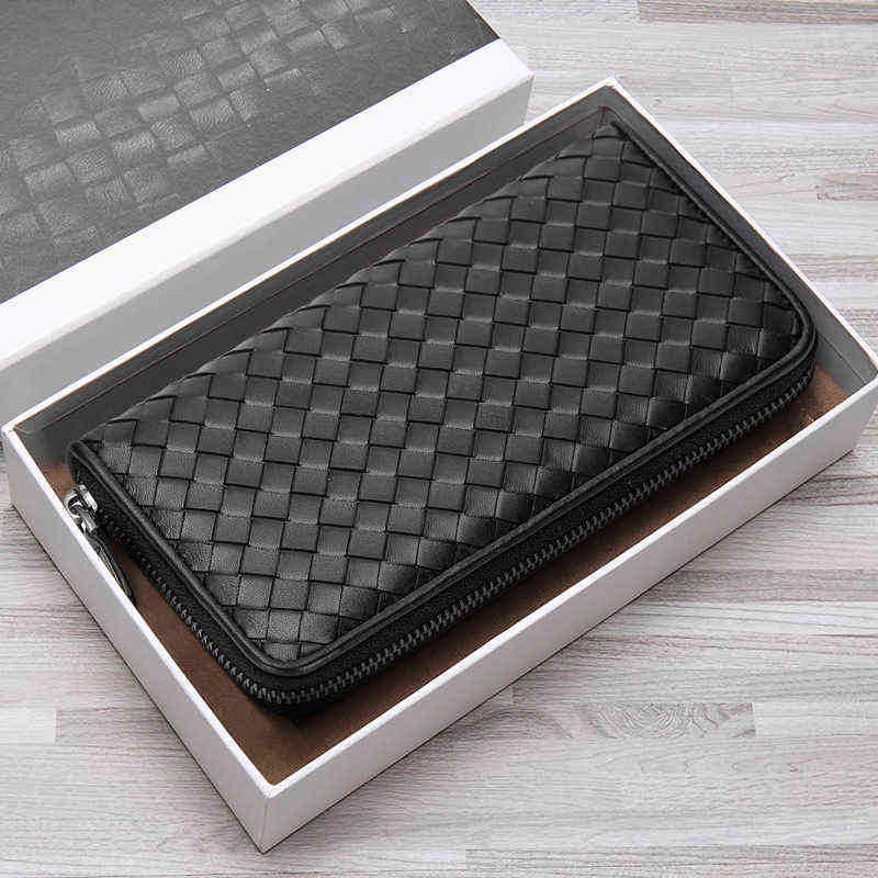 2022 New Leather Men's Wallet Long Woven Leather Bag Luxury Brand Clutch Simple Fashionable Lady Wallet Large Capacity Sheepskin G220426, Emerald green
2022 New Leather Men's Wallet Long Woven Leather Bag Luxury Brand Clutch Simple Fashionable Lady Wallet Large Capacity Sheepskin G220426, Emerald green