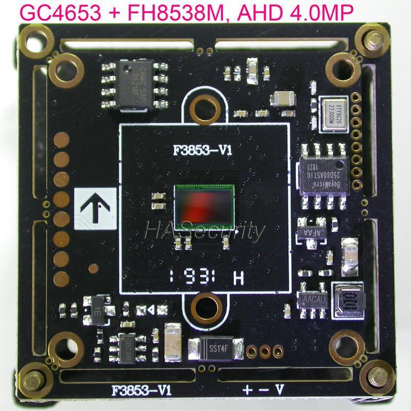 AHD 4.0MP , 4MP, 1/3" GalaxyCore GC4653 CMOS + FH8538 CCTV camera PCB board module (optional cable)1 
AHD 4.0MP , 4MP, 1/3" GalaxyCore GC4653 CMOS + FH8538 CCTV camera PCB board module (optional cable)1