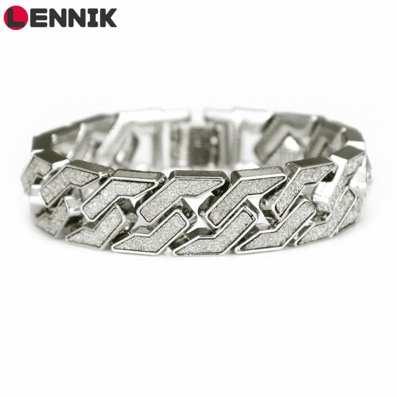 Charm Bracelets LENNIK 2021 Fashion Bracelet Men's Hand Chain Hip Hop Punk Banglest Vintage Gold Silver Exaggerate Men Gifts C23
Charm Bracelets LENNIK 2021 Fashion Bracelet Men's Hand Chain Hip Hop Punk Banglest Vintage Gold Silver Exaggerate Men Gifts C23