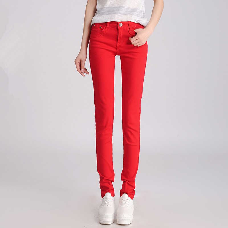 FSDKFAA Korean Style Plus Size Summer Pants Women Skinny Candy Colors Pencil Pants Casual Slim Trousers Stretch Black Leggings 201111