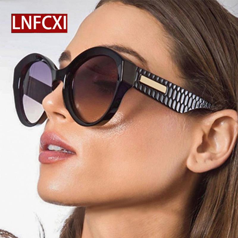 LNFCXI Retro Snake Skin 2020 Women's Glasses Cat Eye Serpentine Round Sunglasses Women Gradient Lens Shades Sun Glasses
LNFCXI Retro Snake Skin 2020 Women's Glasses Cat Eye Serpentine Round Sunglasses Women Gradient Lens Shades Sun Glasses