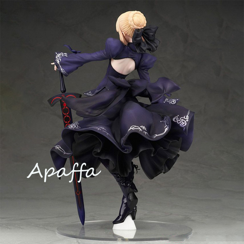2 Styles Fate Grand Order 24cm Jeanne d'Arc Saber PVC Action Figures Toys Fate Stay Night Saber Sexy Girl Anime Figure Model Toy T200227
