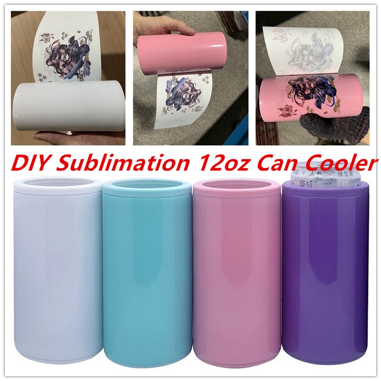 DIY Sublimation 12oz Can Cooler Slim Can Insulator Stainless Steel Tumbler Vacuum Insulated Bottle Cold Insulation Can free shipping
DIY Sublimation 12oz Can Cooler Slim Can Insulator Stainless Steel Tumbler Vacuum Insulated Bottle Cold Insulation Can free shipping