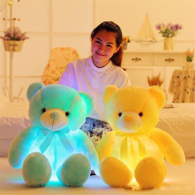 30cm 50cm glowing stuffeed animal led flashing plush cute light up coloful teddy bear dolls toy kid baby toy birthday holiday gift
30cm 50cm glowing stuffeed animal led flashing plush cute light up coloful teddy bear dolls toy kid baby toy birthday holiday gift
