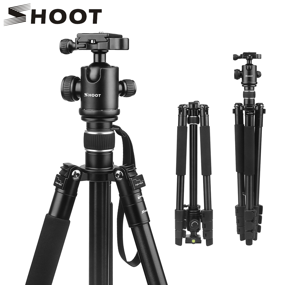 SHOOT Professional Portable Travel Camera Tripod Aluminum Alloy 4-Sections Tripod Stand for Canon Nikon SLR DSLR Digital Camera LJ200904
SHOOT Professional Portable Travel Camera Tripod Aluminum Alloy 4-Sections Tripod Stand for Canon Nikon SLR DSLR Digital Camera LJ200904