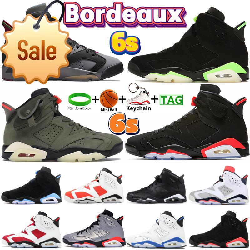 2022 New Bordeaux 6 High Basketball Shoes 6s Electric Green Midnight Navy Dmp Unc Carmine Cactus British Khaki Reflect Silver Men Trainers, Customize
2022 New Bordeaux 6 High Basketball Shoes 6s Electric Green Midnight Navy Dmp Unc Carmine Cactus British Khaki Reflect Silver Men Trainers, Customize
