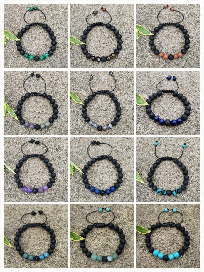20 Styles Dropship tiger eyes spar adjustable Bracelet Black Lava Stone Skeleton Beaded Bracelets For Men Women Pulseras Hombre1
20 Styles Dropship tiger eyes spar adjustable Bracelet Black Lava Stone Skeleton Beaded Bracelets For Men Women Pulseras Hombre1