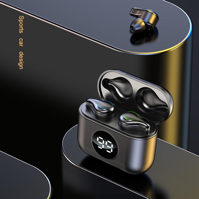 Wireless Bluetooth Earphone with Microphone Sports Waterproof Wireless Headphones Headsets Touch Control Music Earbuds For Phone, Black
Wireless Bluetooth Earphone with Microphone Sports Waterproof Wireless Headphones Headsets Touch Control Music Earbuds For Phone, Black