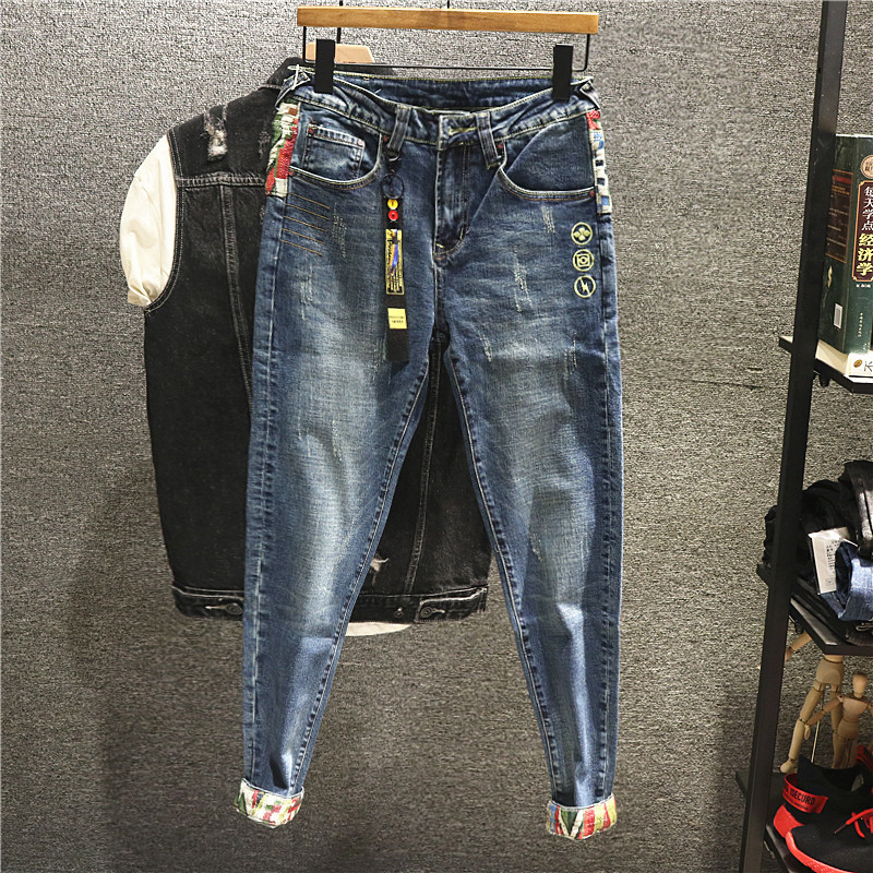 2021 New Newly Designer Fashion Men Jeans Patchwork Embroidery Elastic Slim Fit Ripped Denim Pants Hombre Streetwear Hip Hop Trousers 62z5, 862 blue
2021 New Newly Designer Fashion Men Jeans Patchwork Embroidery Elastic Slim Fit Ripped Denim Pants Hombre Streetwear Hip Hop Trousers 62z5, 862 blue