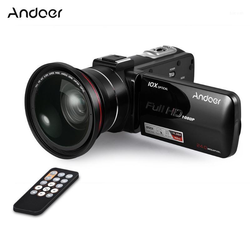 

Andoer HDV-Z82 1080P Full HD 24MP Digital Video Camera Camcorder with 0.39X Wide Angle+ Macro Lens 3" Touchscreen Remote Control1, As pic