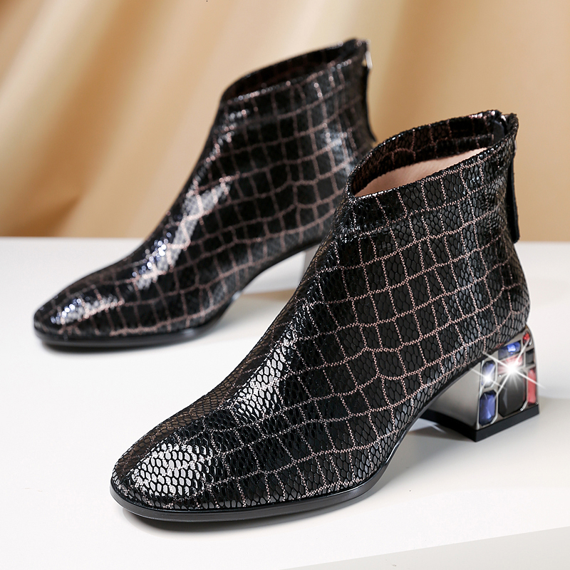 2021 Hot Women's on Top Stone Grain of Sheep's Skin Upper Autumn Shoes and Winter Snake Boots Tail C8J5, Black
2021 Hot Women's on Top Stone Grain of Sheep's Skin Upper Autumn Shoes and Winter Snake Boots Tail C8J5, Black
