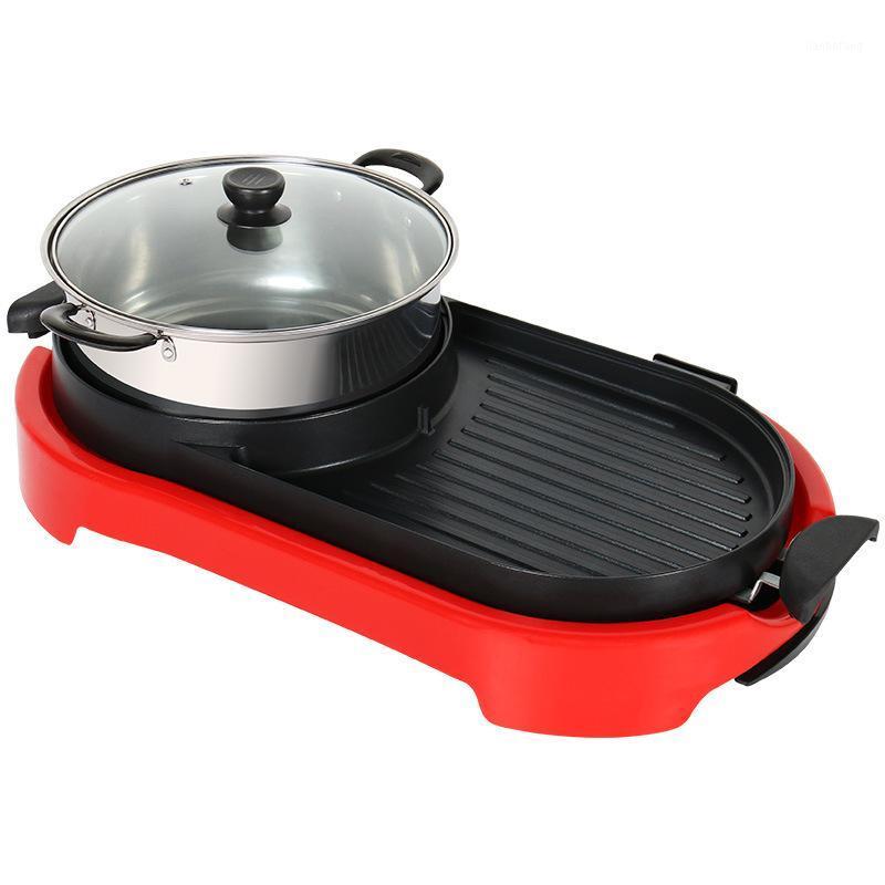 1800W POWER Korean Smokeless barbecue electric grill&pot roasting oven electric baking pan 2 in 1 grill with hot pot1
1800W POWER Korean Smokeless barbecue electric grill&pot roasting oven electric baking pan 2 in 1 grill with hot pot1