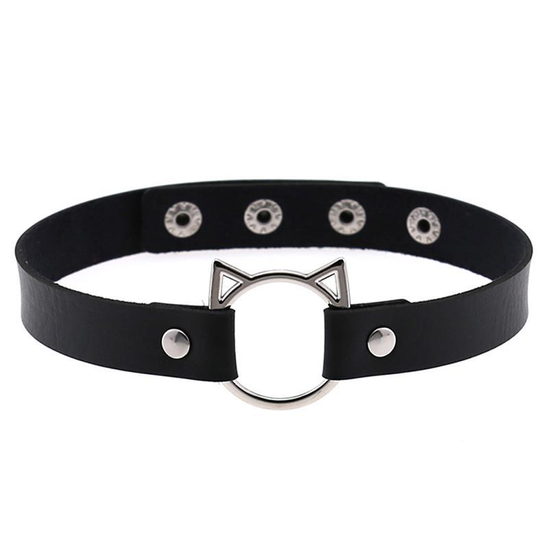1pc Women Choker Collar Cat Head Decor Adjustable Goth Collar Punk Style Choker Fake Leather Jewelry Accessories
1pc Women Choker Collar Cat Head Decor Adjustable Goth Collar Punk Style Choker Fake Leather Jewelry Accessories