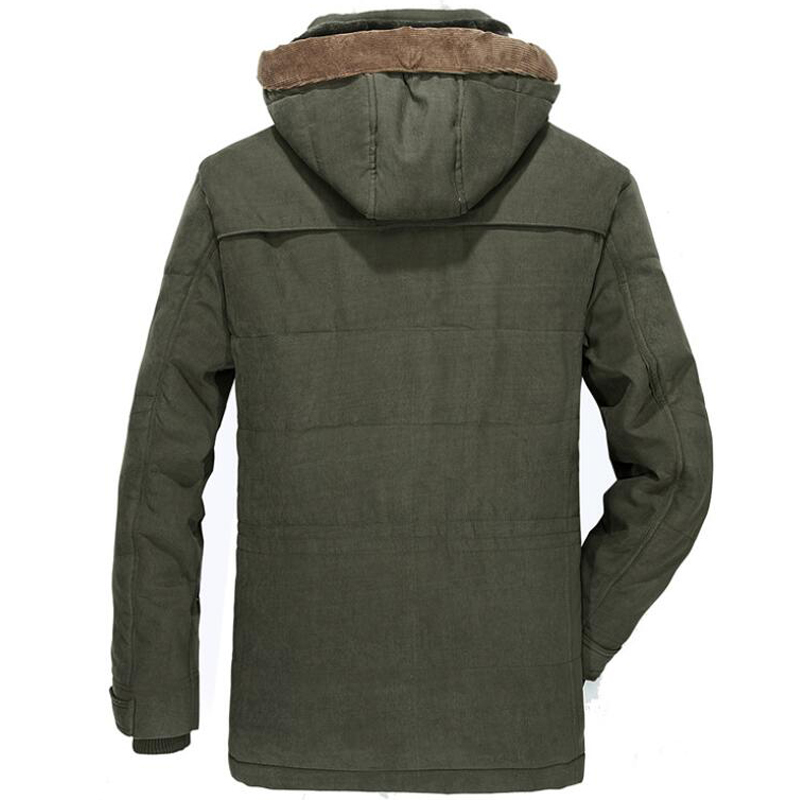 Winter Coat Fleece Warm Thicken Jacket Men Outerwear Windproof Casual Coats With Hooded Mens Plus Size 6XL 7XL Military Parkas 201214