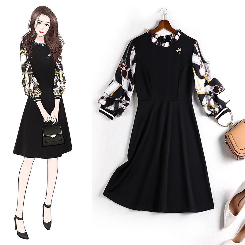 New Large 6l Long Women Wear Pieces Loose Weight Feminine More Stylish 10887 Dress D185, Black
New Large 6l Long Women Wear Pieces Loose Weight Feminine More Stylish 10887 Dress D185, Black