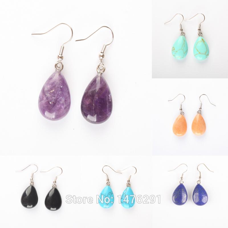 20x13MM Purple crystal Rose Pink Quartz Tiger eye Lapis lazuli Malachite Beads Dangle Earring 1Pair
20x13MM Purple crystal Rose Pink Quartz Tiger eye Lapis lazuli Malachite Beads Dangle Earring 1Pair