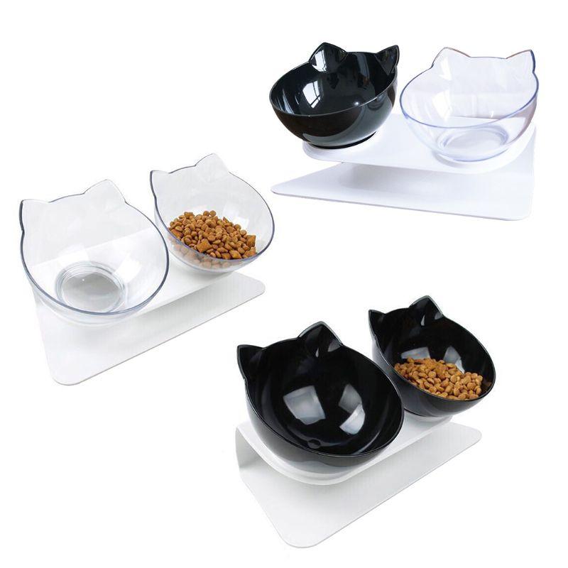Non-slip Cat Double Bowls with Raised Stand Pet Water Bowl Cats Dog Feeder Pets Supplies
Non-slip Cat Double Bowls with Raised Stand Pet Water Bowl Cats Dog Feeder Pets Supplies