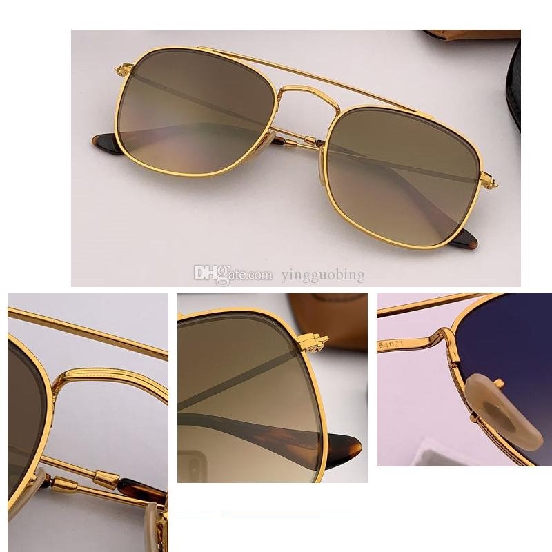 2021hot top quality Sunglasses Men New Design gradient Square metal Eyewear 54mm uv400 real glass lens Sun Glasses for Women gafas sunglass, White;black
2021hot top quality Sunglasses Men New Design gradient Square metal Eyewear 54mm uv400 real glass lens Sun Glasses for Women gafas sunglass, White;black