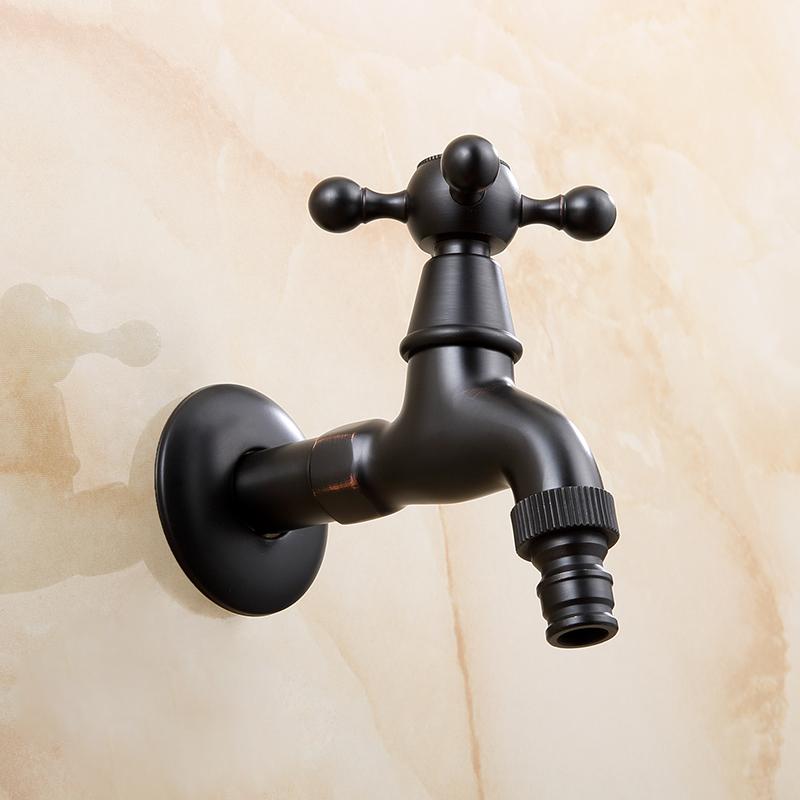 2 Styles Wall Mounted Black Oil Rubbed Bronze Cross Handle Washing Machine Faucet /Garden Water Taps
2 Styles Wall Mounted Black Oil Rubbed Bronze Cross Handle Washing Machine Faucet /Garden Water Taps
