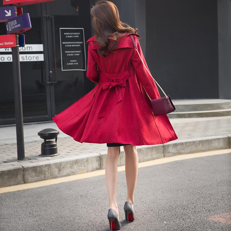 new arrival high quality women fashion comfortable loose a-line trench coat professional temperament outdoor warm long trench, Gray
new arrival high quality women fashion comfortable loose a-line trench coat professional temperament outdoor warm long trench, Gray