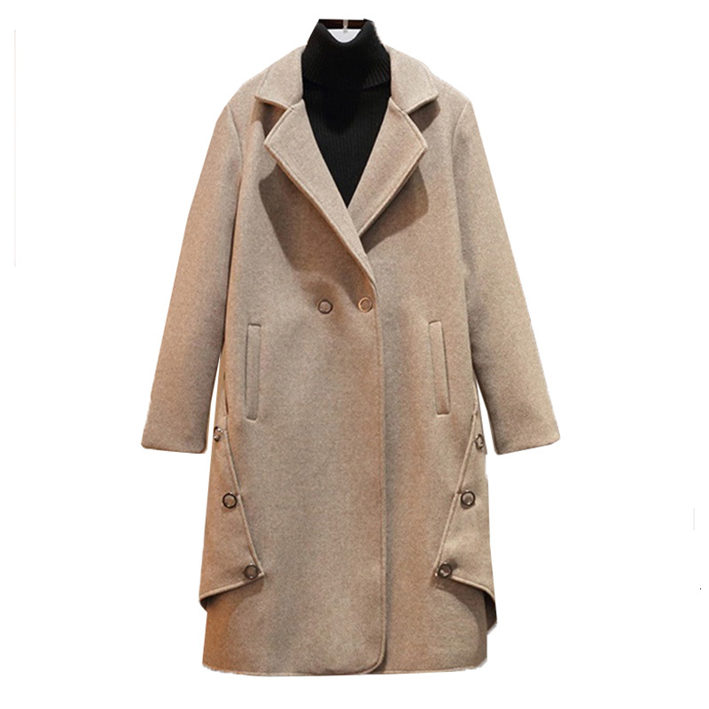 2021 New Women's Coat Big Fall Winter Mixed Wool a Buckle Ladies Jacket Outwear 4xl W100 BPY0, Black
2021 New Women's Coat Big Fall Winter Mixed Wool a Buckle Ladies Jacket Outwear 4xl W100 BPY0, Black