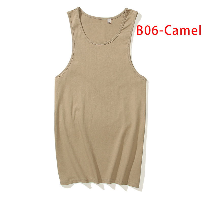 Fitness Mens Tank Tops Loose Casual Breathable Gym Top Solid Color Vest T-Shirt Letter Print Tops Outdoor Sports Wear