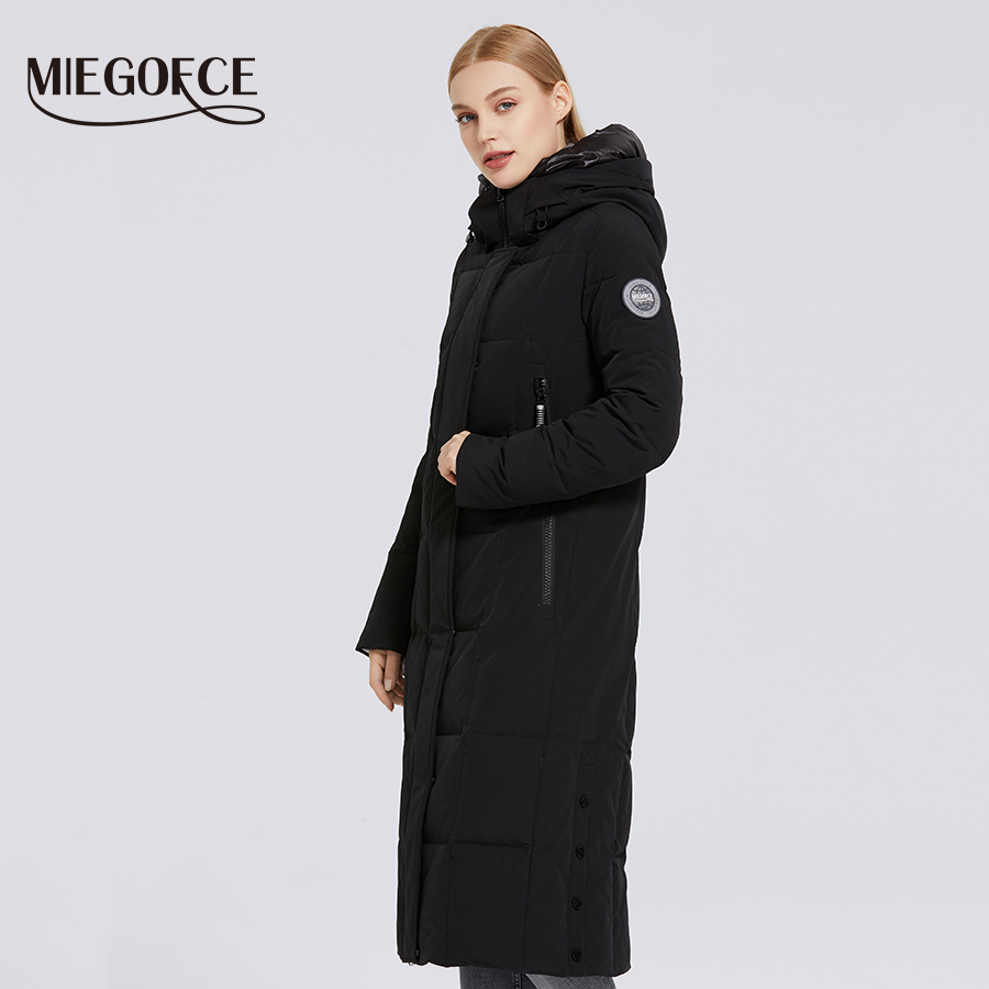 MIEGOFCE Winter Women's Clothes Coat Long Down Parka Thickened Simple Style Windproof Jacket Women Coat Fashion Female 201214