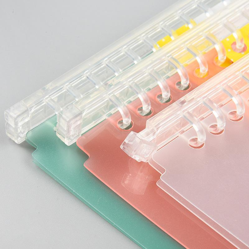 2pair/set A5 B5 Original 20/26 Hole Transparent PP Loose Leaf Binder Circle Calendar Ring Notebook Cover Diary Weekly Organizer1
2pair/set A5 B5 Original 20/26 Hole Transparent PP Loose Leaf Binder Circle Calendar Ring Notebook Cover Diary Weekly Organizer1