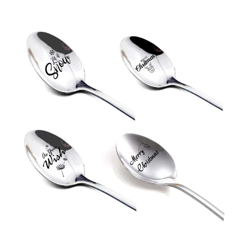 1pcs Christmas Coffee Spoons Stainless Steel Personalized Engraving Tableware Coffee Spoon Gift Thanksgiving Gathering
1pcs Christmas Coffee Spoons Stainless Steel Personalized Engraving Tableware Coffee Spoon Gift Thanksgiving Gathering