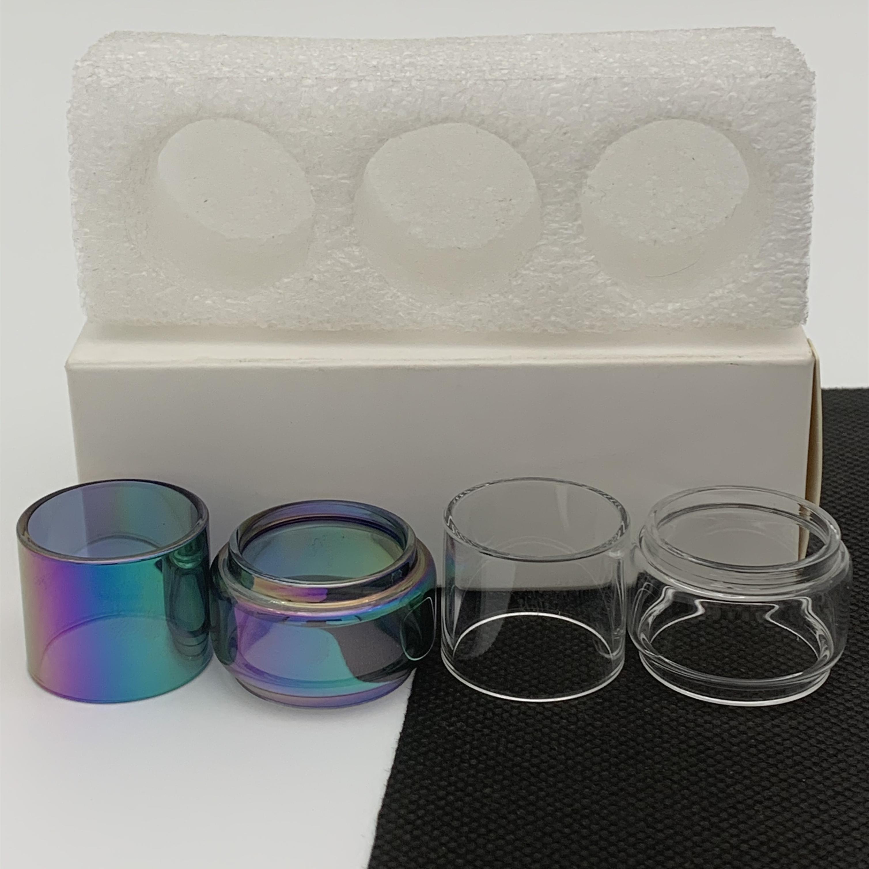 Aspiire Cleito Pro 3ml Tank bag Normal Bulb Tube 4.2ml Clear Rainbow Replacement Glass Tube Extended Bubble Fatboy 3pcs/box Retail Package
Aspiire Cleito Pro 3ml Tank bag Normal Bulb Tube 4.2ml Clear Rainbow Replacement Glass Tube Extended Bubble Fatboy 3pcs/box Retail Package