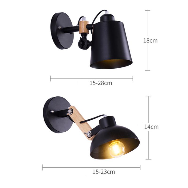 Thrisdar Iron LED Wall Lamps Living Room Bedside Sconces Wall Light E27 Restaurant Coffee Bar Wooden Lamps
Thrisdar Iron LED Wall Lamps Living Room Bedside Sconces Wall Light E27 Restaurant Coffee Bar Wooden Lamps