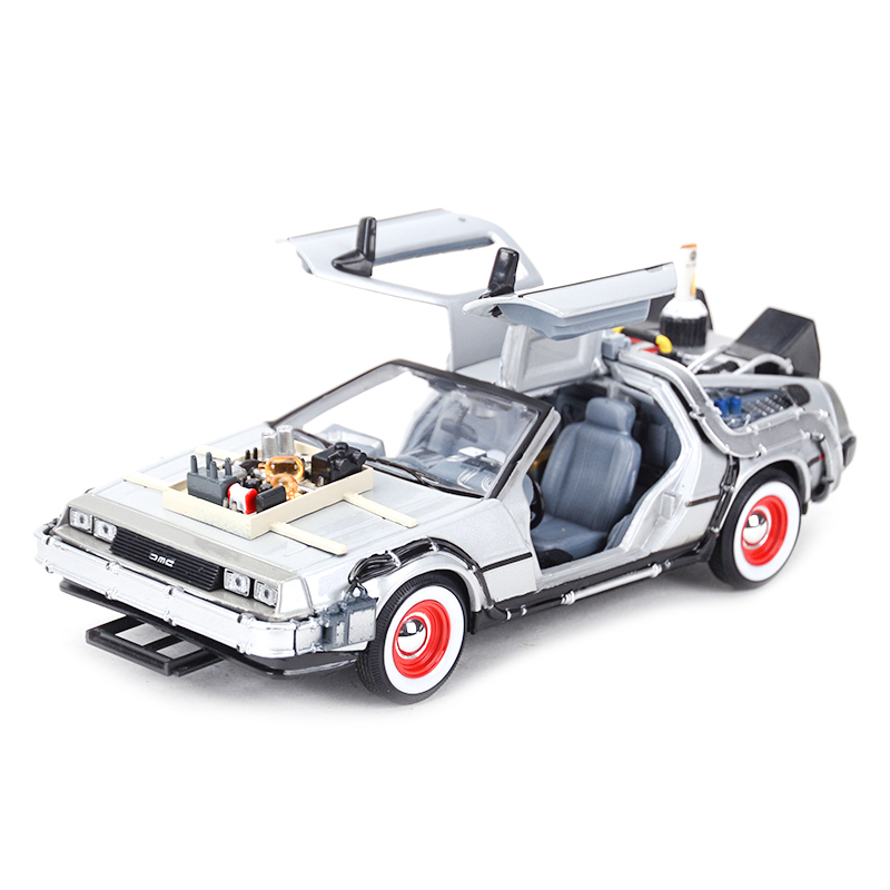 Welly 1:24 DMC-12 DeLorean Time Machine Back to the Future Car Static Die Cast Vehicles Collectible Model Car Toys 210128
Welly 1:24 DMC-12 DeLorean Time Machine Back to the Future Car Static Die Cast Vehicles Collectible Model Car Toys 210128