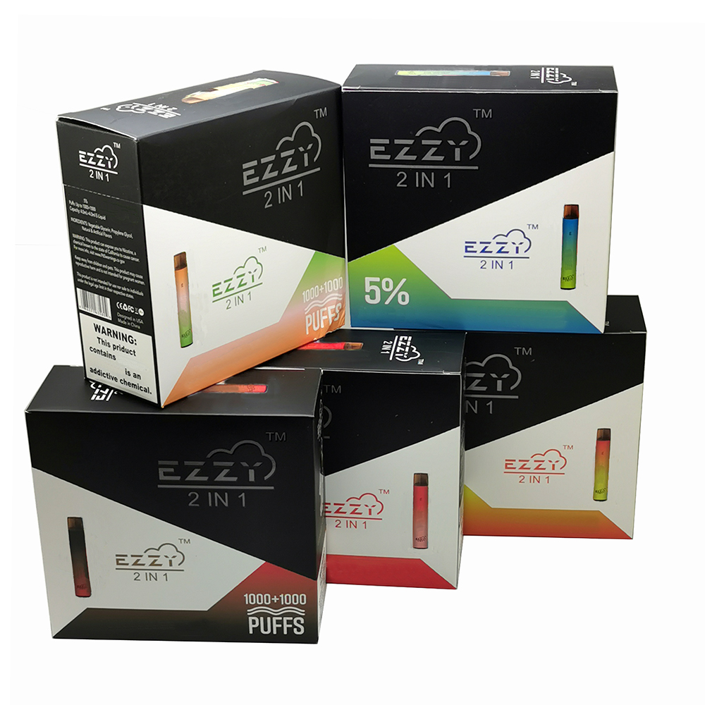 Ezzy Super 2 in 1 Disposable Vape 2000 Puffs Electronic Cigarette Device 6.5ml 2 Vaping Experience With One Pen 5 Combination
Ezzy Super 2 in 1 Disposable Vape 2000 Puffs Electronic Cigarette Device 6.5ml 2 Vaping Experience With One Pen 5 Combination