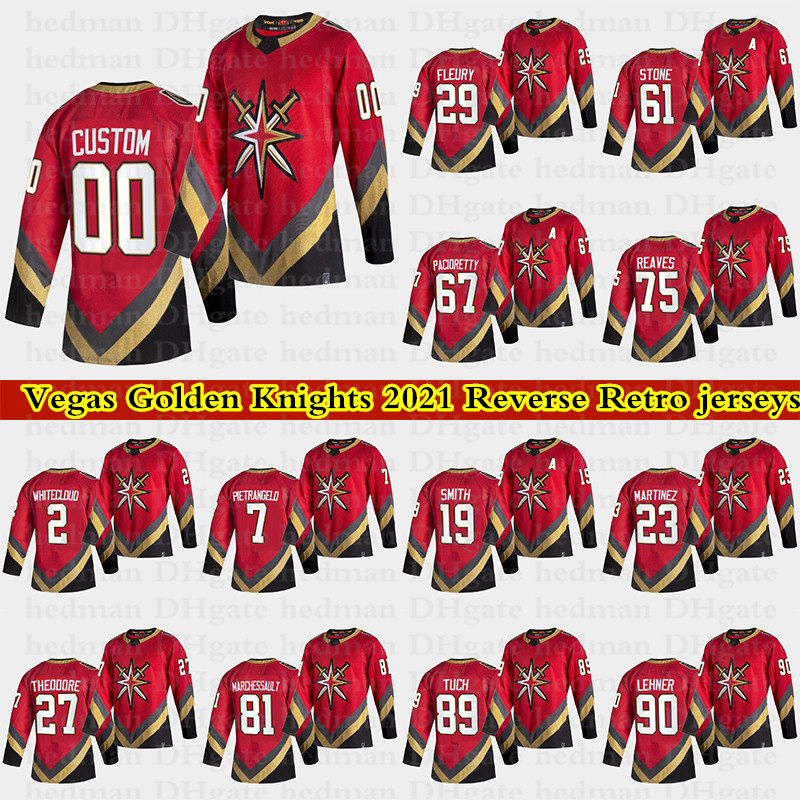 Vegas Golden Knights Reverse Retro jerseys 29 Marc Andre Fleury 75 Reaves 71 Karlsson 61 Stone Customize any number any name hockey jersey, Black;red
Vegas Golden Knights Reverse Retro jerseys 29 Marc Andre Fleury 75 Reaves 71 Karlsson 61 Stone Customize any number any name hockey jersey, Black;red