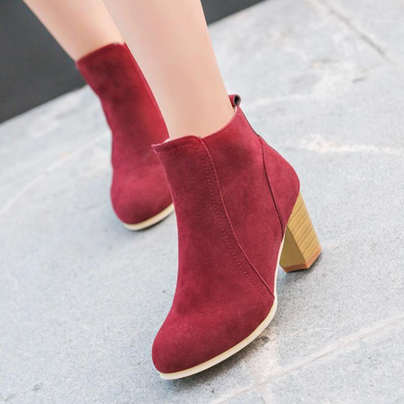 Spring Autumn Ankle Boots Pointed Toe Zipper Women Thick Square Heel Boots Ladies Worker Black Size 35-40 PA4000001
Spring Autumn Ankle Boots Pointed Toe Zipper Women Thick Square Heel Boots Ladies Worker Black Size 35-40 PA4000001