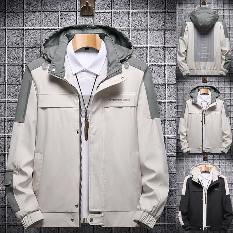 2020 New Men's Patchwork Jackets Casual Male Breathable Coats Mens Long Sleeve Large Size Zipper Coat with Pocket Clothing1, Balck
2020 New Men's Patchwork Jackets Casual Male Breathable Coats Mens Long Sleeve Large Size Zipper Coat with Pocket Clothing1, Balck