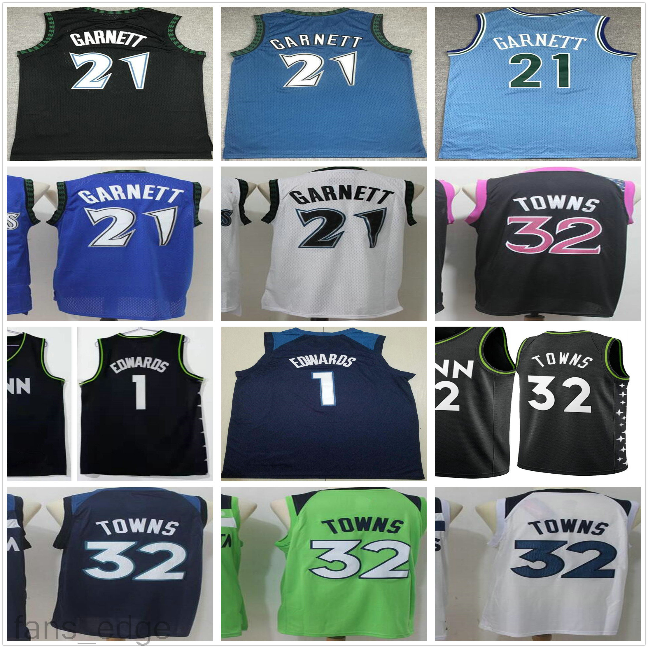 Retro Vintage Classic Kevin 21 Garnett Jersey Black White Blue New City Karl-Anthony 32 Towns Anthony 1 Edwards Mens Basketball Jerseys, Black;red
Retro Vintage Classic Kevin 21 Garnett Jersey Black White Blue New City Karl-Anthony 32 Towns Anthony 1 Edwards Mens Basketball Jerseys, Black;red
