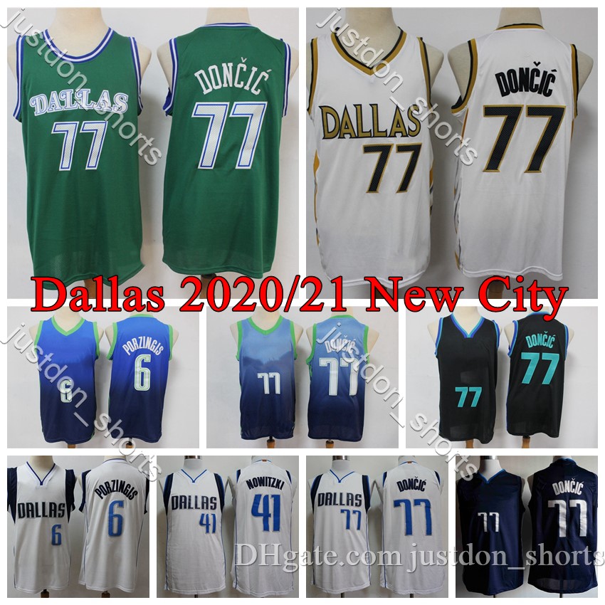 Mens Dallas 2020-21 New City Basketball Jerseys Dirk Nowitzki 41 Luka Doncic 77 Kristaps Porzingis 6 Basketball Shirts Rrtro S-XXL, Black;red
Mens Dallas 2020-21 New City Basketball Jerseys Dirk Nowitzki 41 Luka Doncic 77 Kristaps Porzingis 6 Basketball Shirts Rrtro S-XXL, Black;red