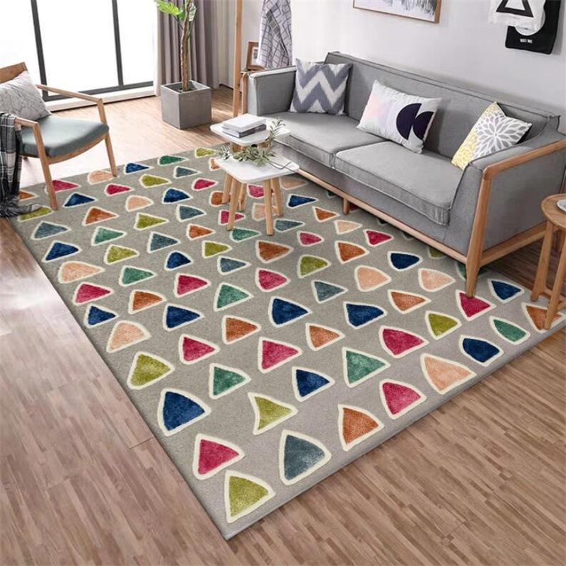 Modern minimalist color irregular triangle Stone gray kitchen living room bedroom bedside carpet mat, Triangle gray
Modern minimalist color irregular triangle Stone gray kitchen living room bedroom bedside carpet mat, Triangle gray