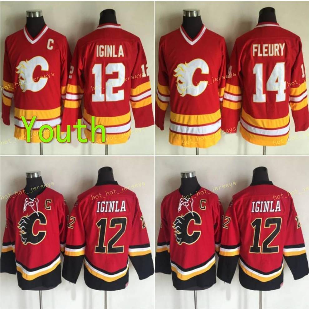 Youth Vintage Calgary Flames Hockey Jersey 12 Jarome Iginla 14 Theoren Fleury Vintage CCM Home Red Kids Stitched Jersey C Patch, Black;red
Youth Vintage Calgary Flames Hockey Jersey 12 Jarome Iginla 14 Theoren Fleury Vintage CCM Home Red Kids Stitched Jersey C Patch, Black;red