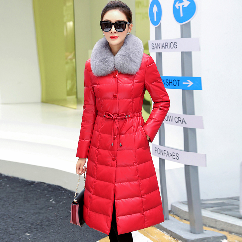 2021 New Genuine Women Down Winter Plus Size Korean Red Long Leather Jacket Mujer Kj744 4c9y, Black grey fur stocking
2021 New Genuine Women Down Winter Plus Size Korean Red Long Leather Jacket Mujer Kj744 4c9y, Black grey fur stocking