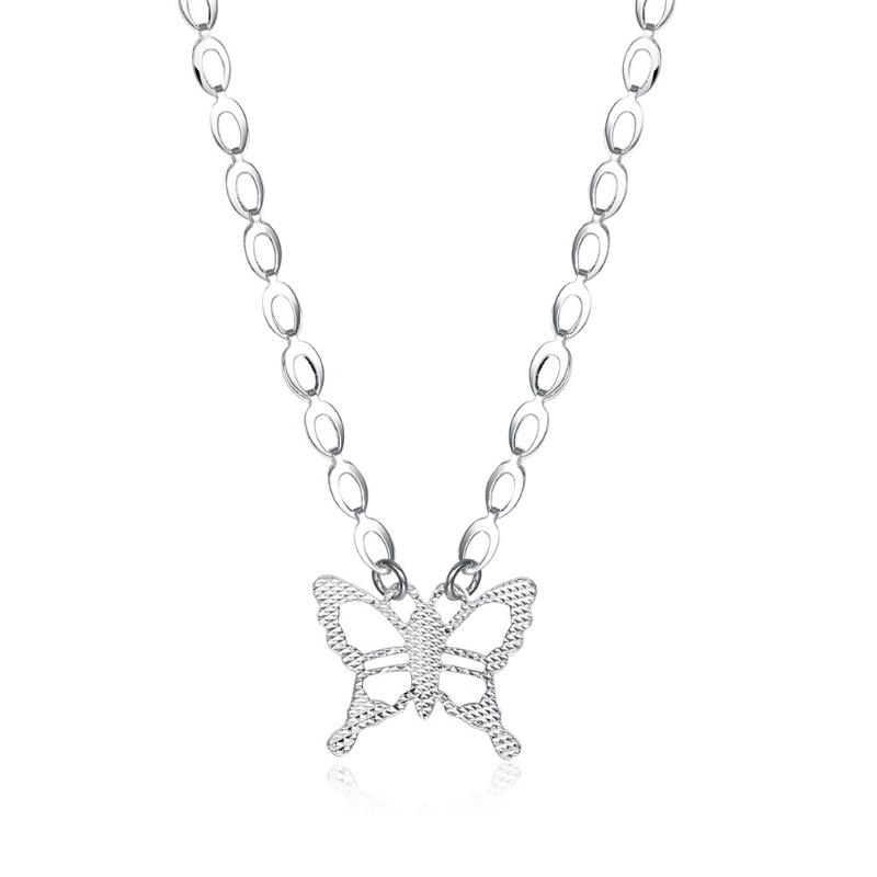 Wholesale Fashion Jewelry Silver Plated Pendant Necklace For Women Silver Jewellry Cute Style Handmade
Wholesale Fashion Jewelry Silver Plated Pendant Necklace For Women Silver Jewellry Cute Style Handmade